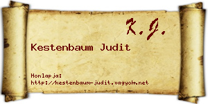 Kestenbaum Judit névjegykártya